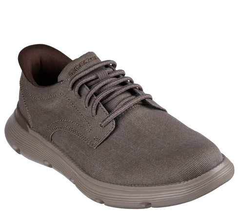 Pantofi sport, barbati, SKECHERS GARZA CLIVE SLIP-INS 205352-DKTP bej, textil